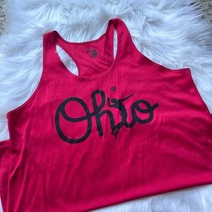 🏐HP🏐OHIO Script Volleyball Racer-back Workout Tank